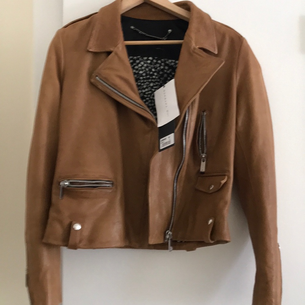 Brand new Barbara bio leather jacket size M
